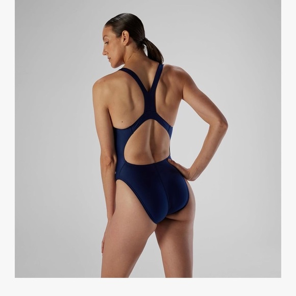 Speedo Women's Prolt Super Pro Solid Adult Swimsuit Navy - Picture 2 of 9